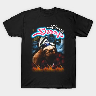 Snoop sloth vintage 90s bootleg design T-Shirt